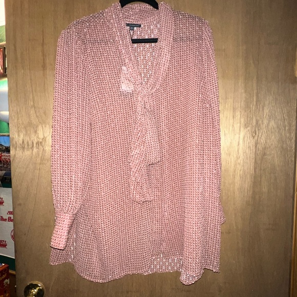 Adrianna Papell Tops - NWT Beautiful 3X tie neck blouse